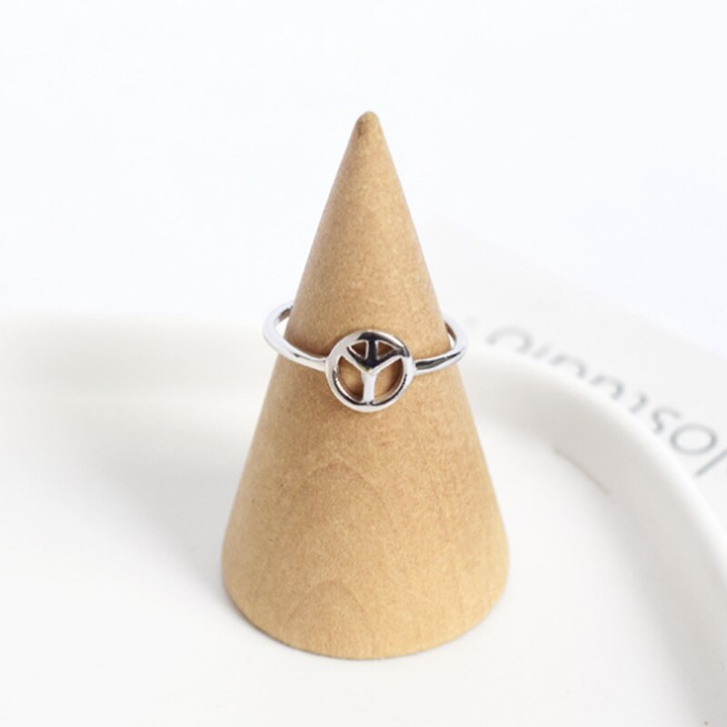 Bague Peace and Love Argent