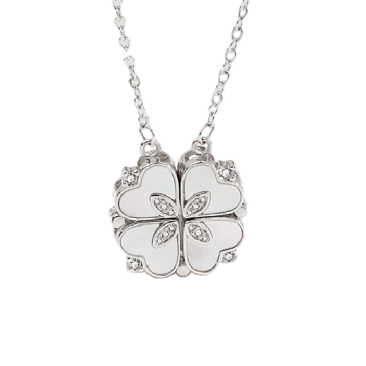 Collier Trefle Coeur