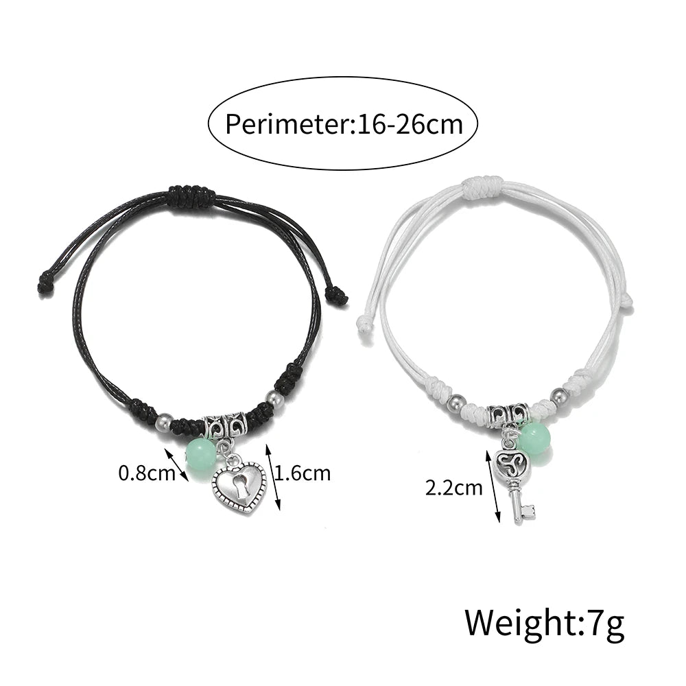 Bracelets Couples Cadenas Lumineux