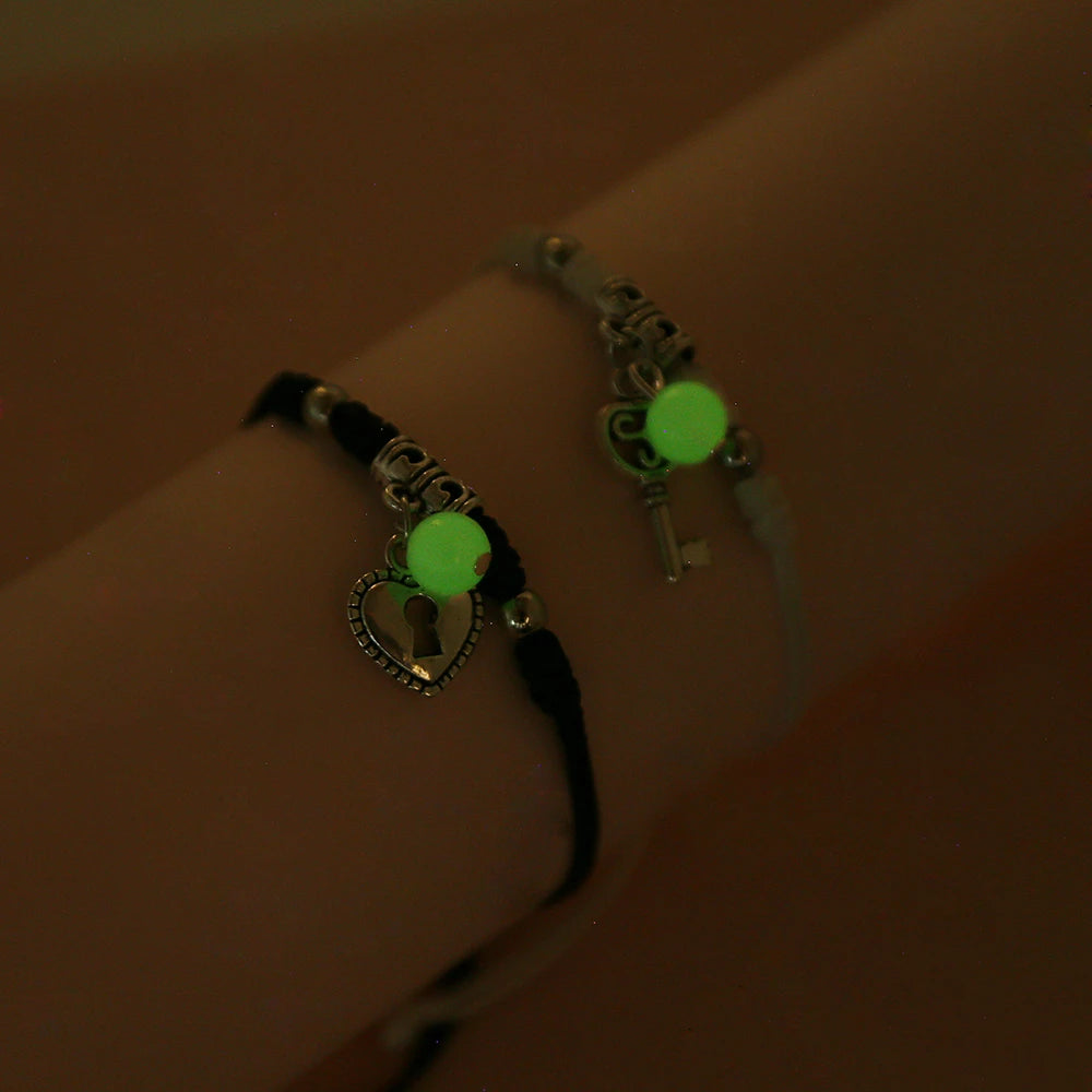 Bracelets Couples Cadenas Lumineux