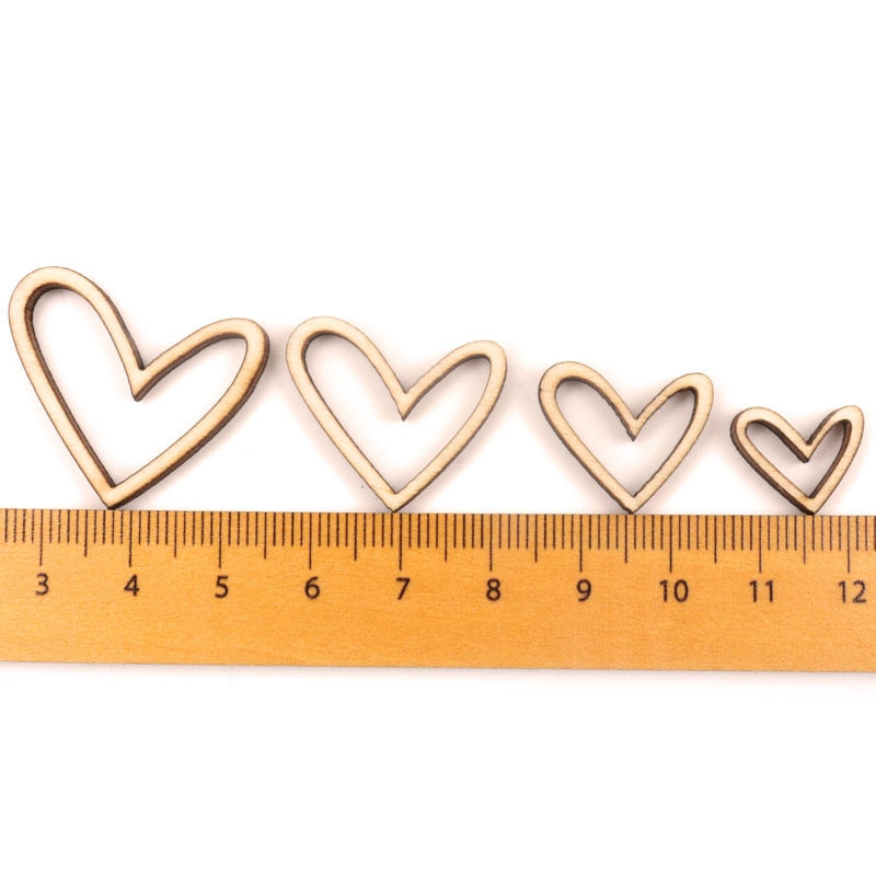 Petits Coeurs en Bois