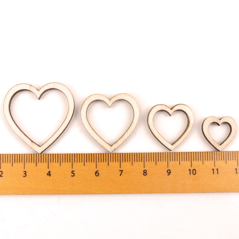 Petits Coeurs en Bois