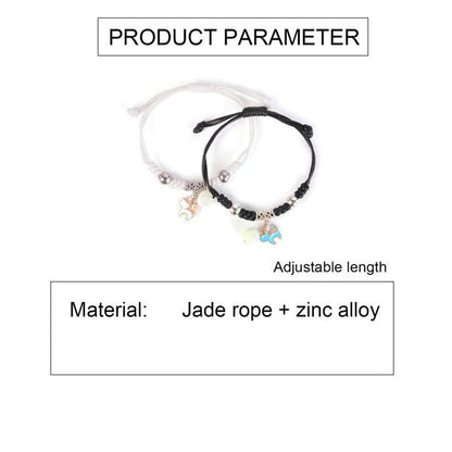 Bracelets Couple Chats Lumineux