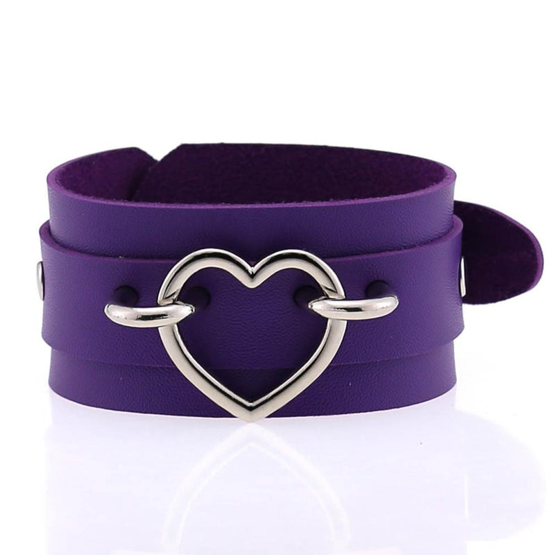 Bracelet Cuir Coeur