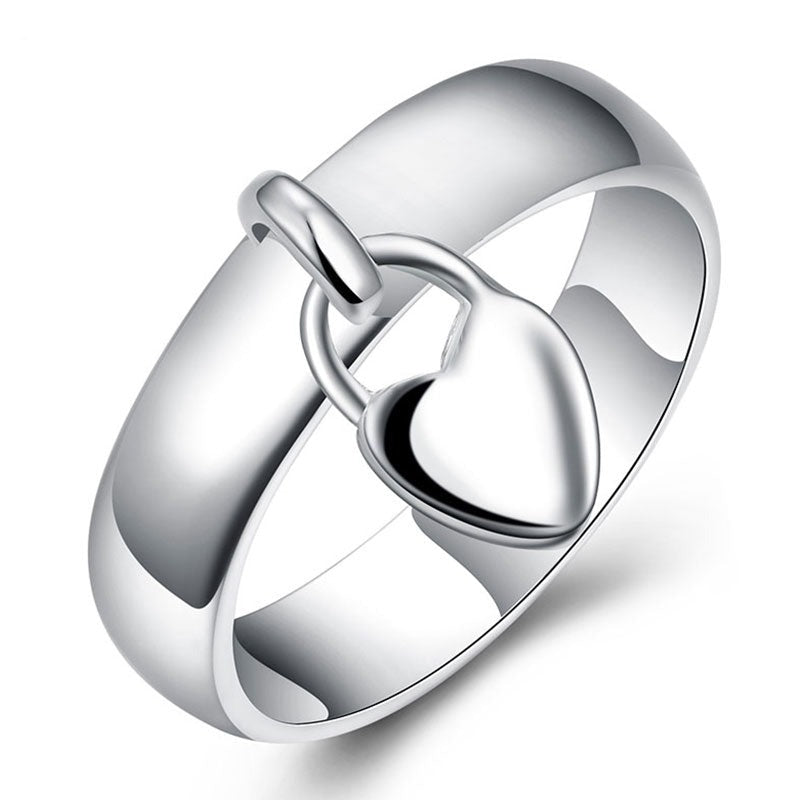 Bague Coeur Cadenas