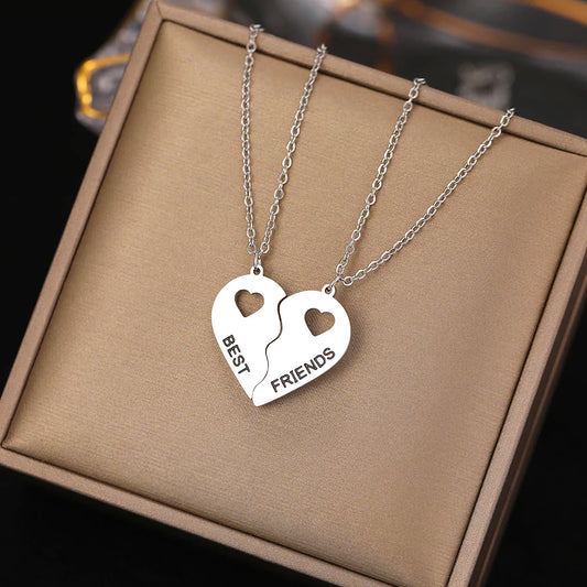 Collier Meilleure Amie Coeur