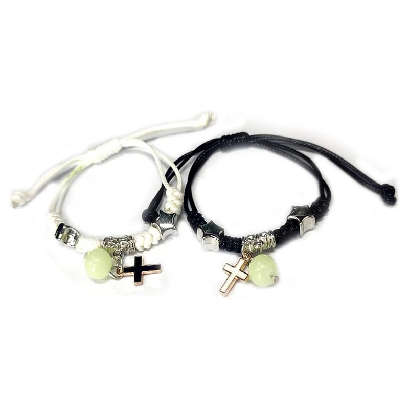 Bracelets Duo Croix Lumineux
