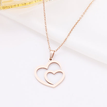 Collier Deux Coeurs