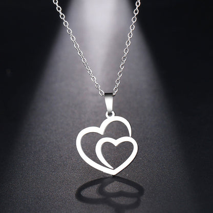 Collier Deux Coeurs