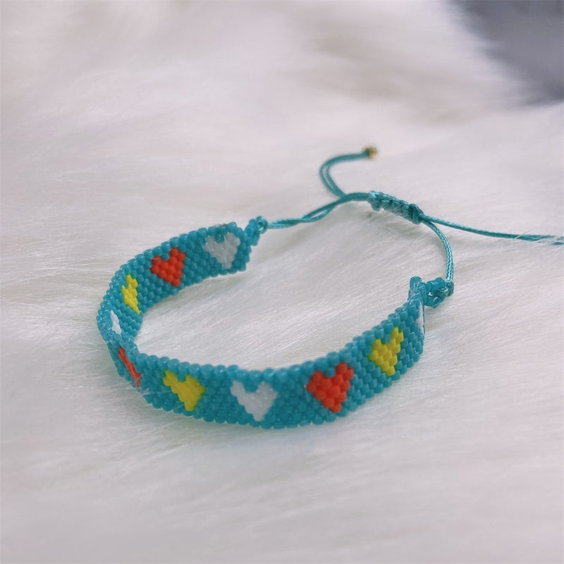 Bracelet Brésilien coeurs / Friendship Bracelet Heart 