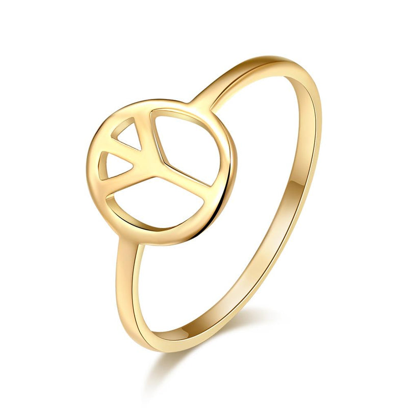 Bague Peace and Love Or
