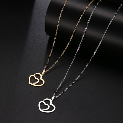 Collier Deux Coeurs