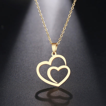 Collier Deux Coeurs