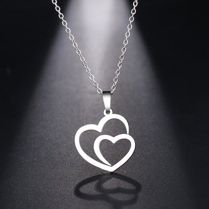 Collier Deux Coeurs